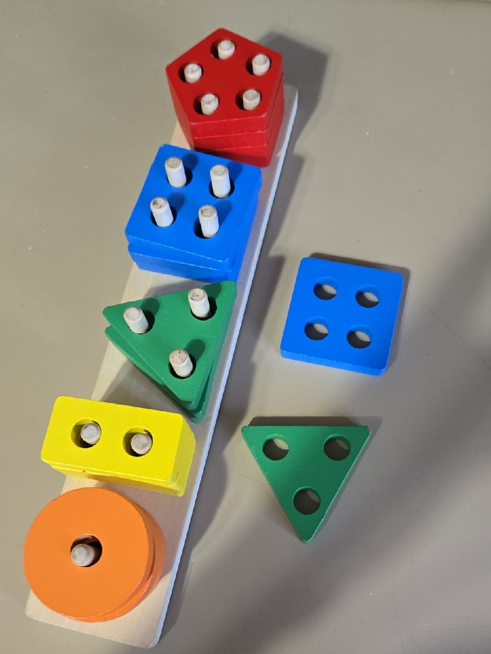 Wooden Sorting And Stacking Toys